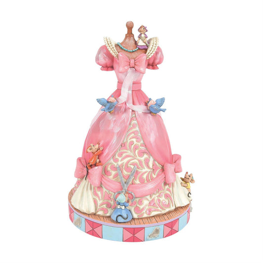 Jim Shore Disney's Cinderella's Pink Dress Music Figurine 6016340