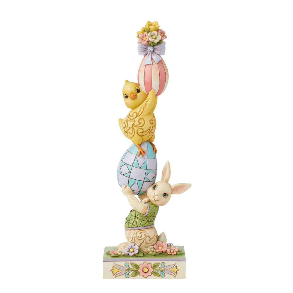 Bunny and Eggs Stacked Figurine 6016366 by Jim Shore