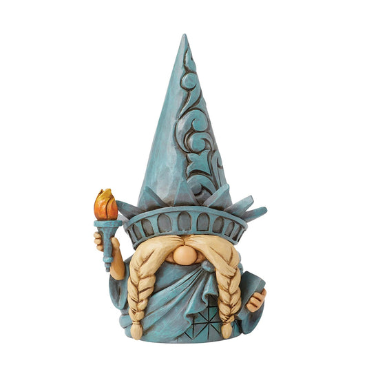 Jim Shore Lady of Freedom Statue of Liberty Gnome Figurine 6016379