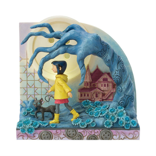 Jim Shore Coraline Claw Tree and Moon Figurine 6016425