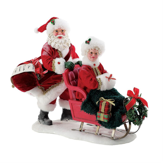 Department 56 Anniversary Ruby Sleigh Limited Edition Figurine 6016465
