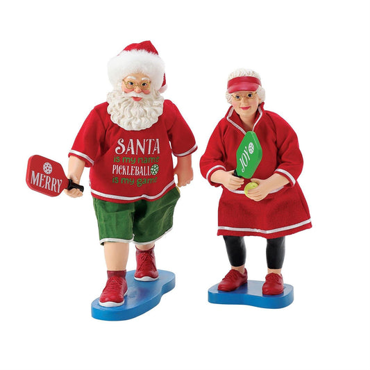 Department 56 Santa and Mrs.Claus Pickleball Season Figurine 6016479
