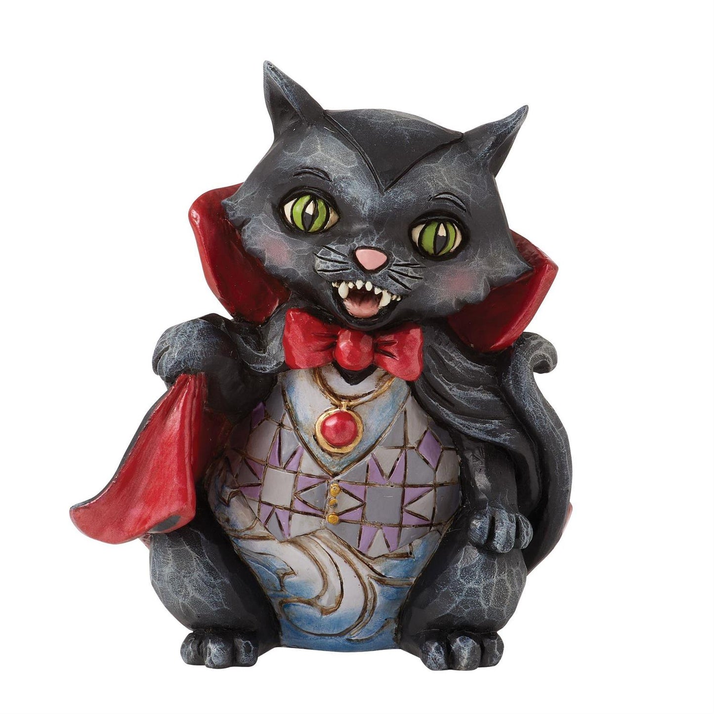 Jim Shore Vampire Cat Mini Figurine 6016644
