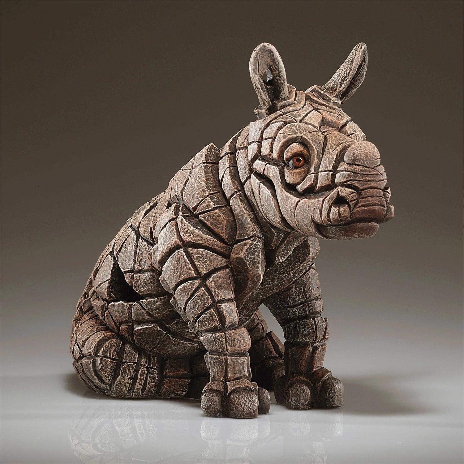 Edge North Rhinoceros Calf Figure Sculpture 6016670