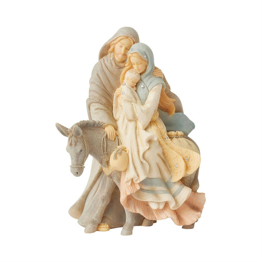 Holy Family With Donkey Figurine 6016864 by Enesco's Foundations