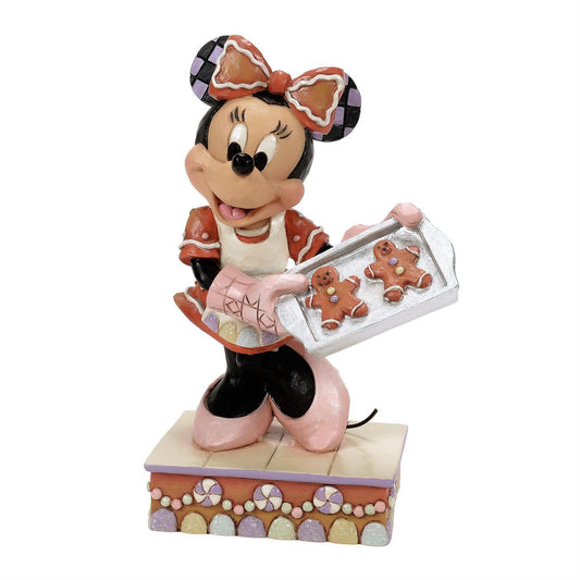 Jim Shore Disney's Minnie with Gingerbread Cookies Figurine 6016881