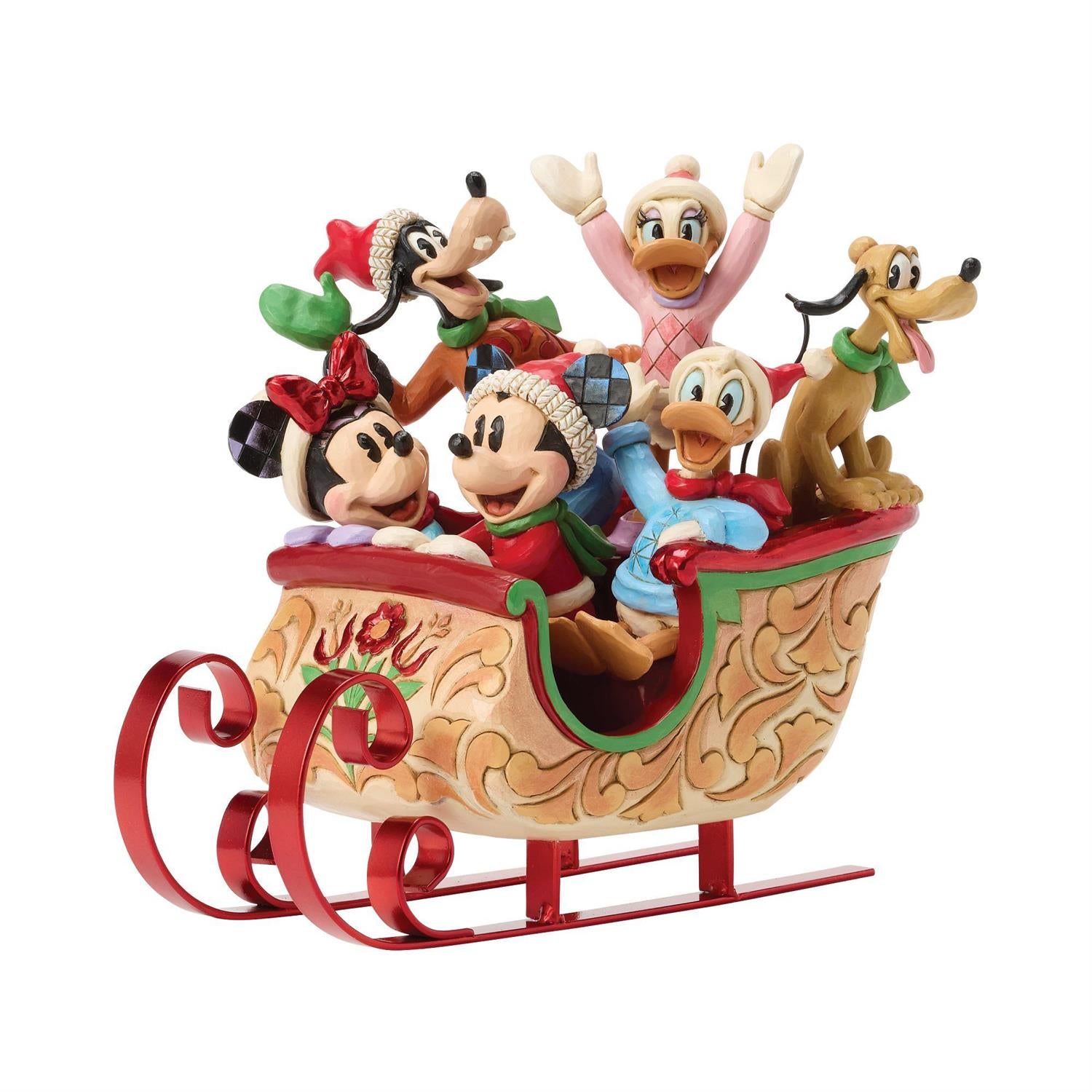 Jim Shore Disney's Mickey & Friends Sleigh Figurine 6016883