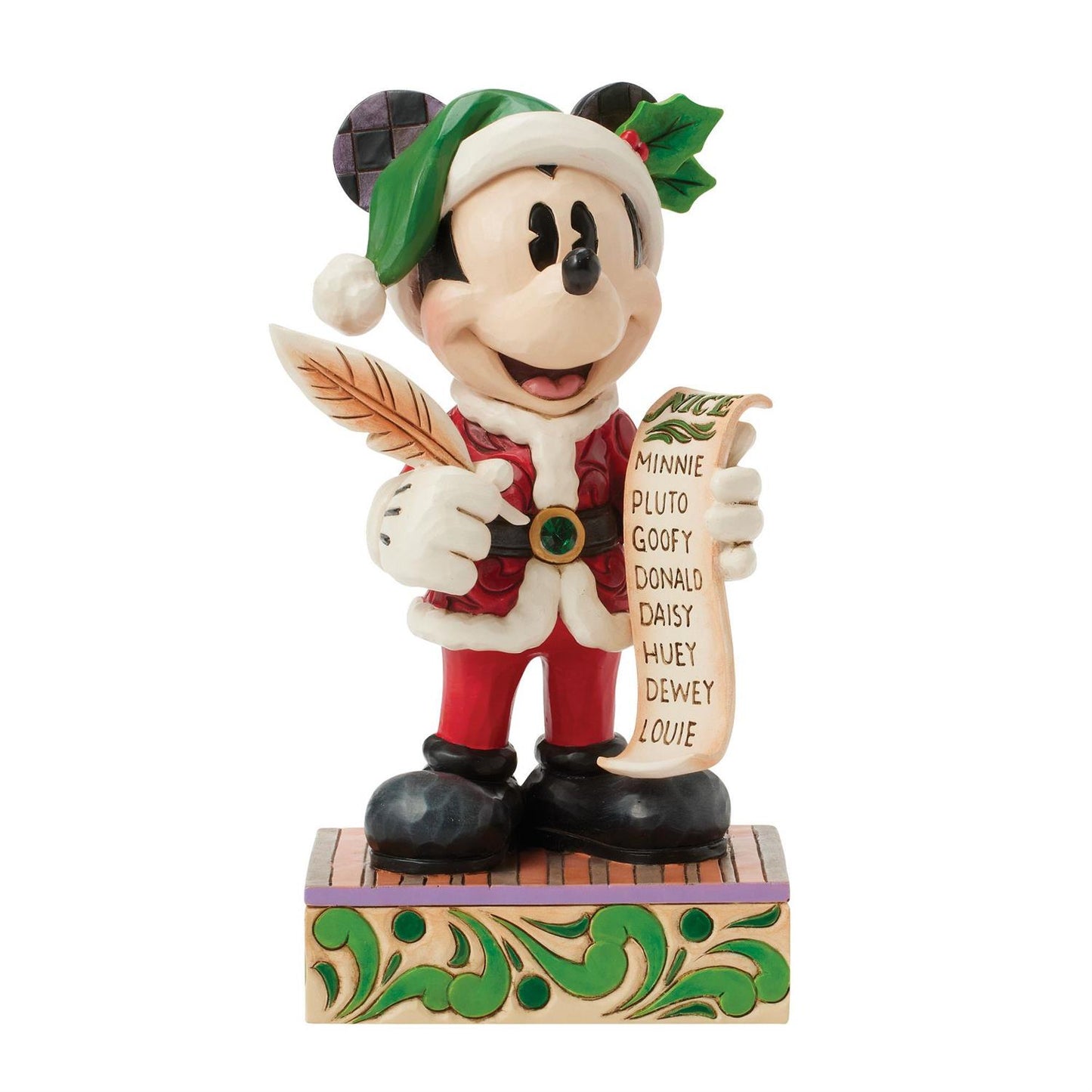 Jim Shore Disney's Santa Mickey with List Figurine 6016890