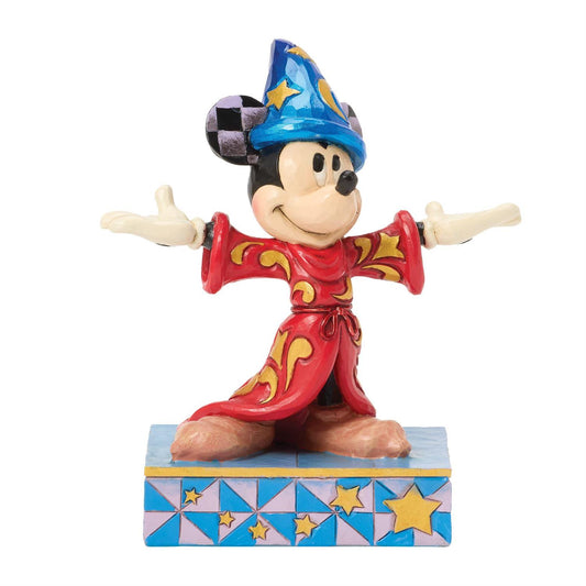 Jim Shore Disney's Sorcerer Mickey Personality Figurine 6016900