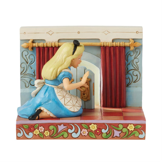 Jim Shore Disney's Alice in Wonderland LED Door Figurine 6016902
