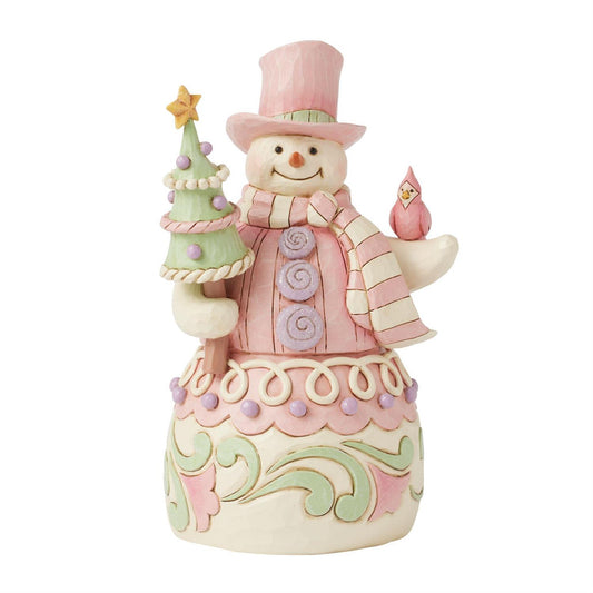 Jim Shore Heartwood Sweets Snowman Figurine 6017019