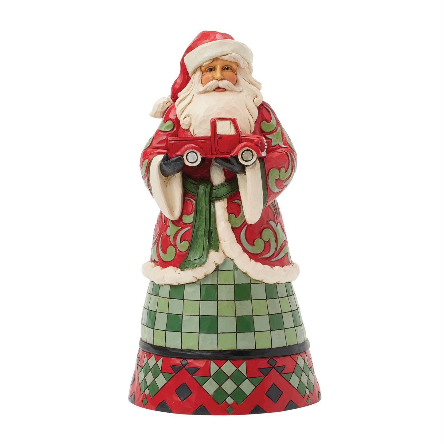Jim Shore Highlnd Glen Santa Hold Truck Figurine 6017022