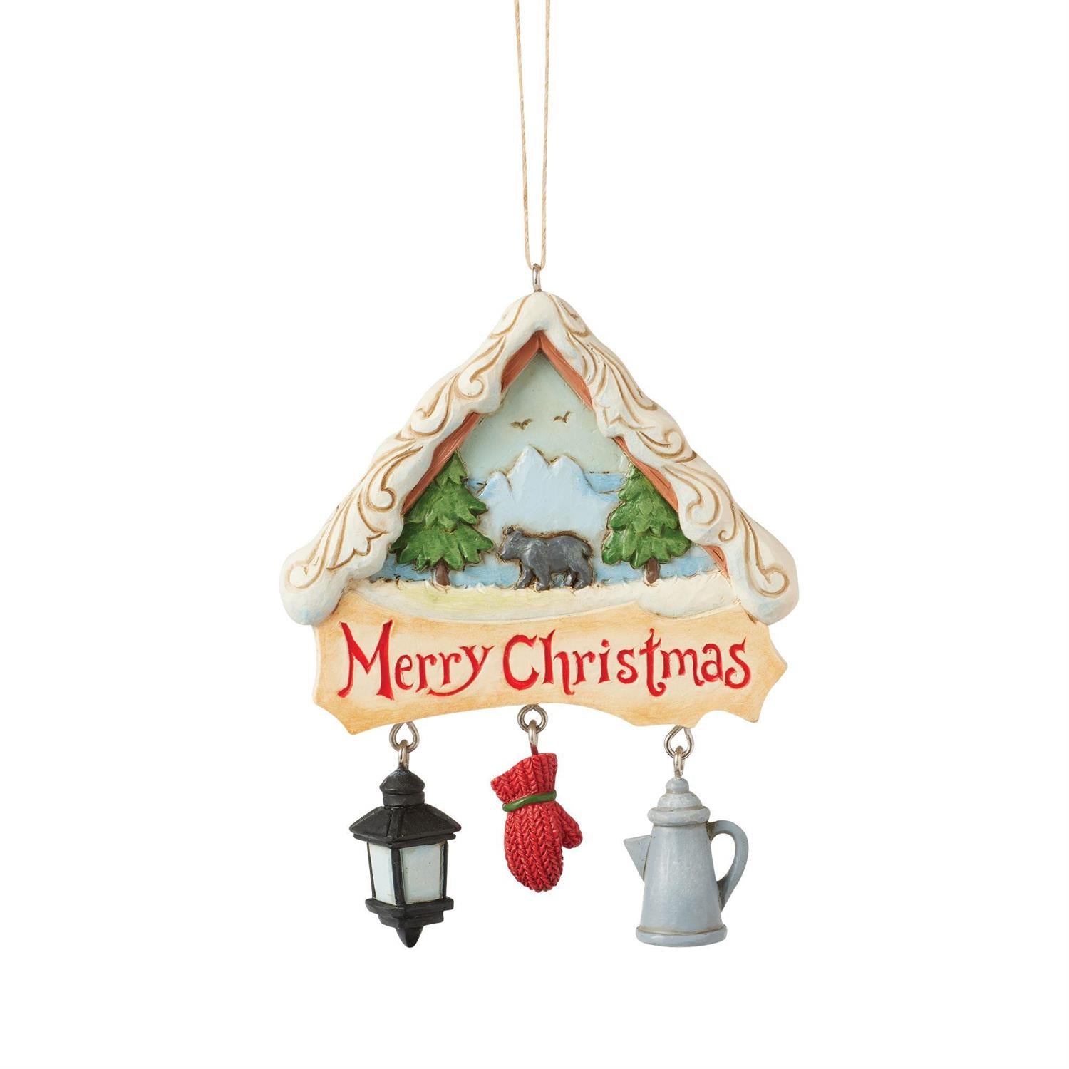 Jim Shore Christmas at the Lodge Ornament 6017039