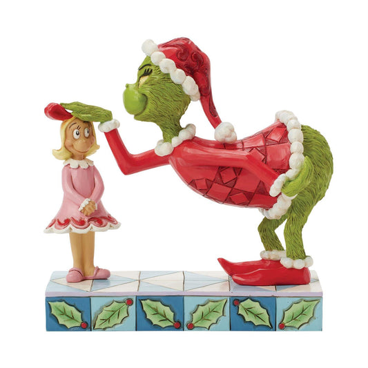 Jim Shore Grinch Pat Cindy Lou's Head Figurine 6017061
