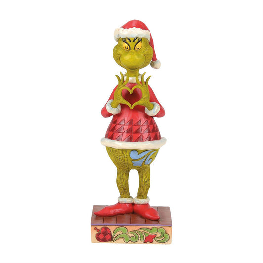 Jim Shore Grinch with Heart Hands Figurine 6017062