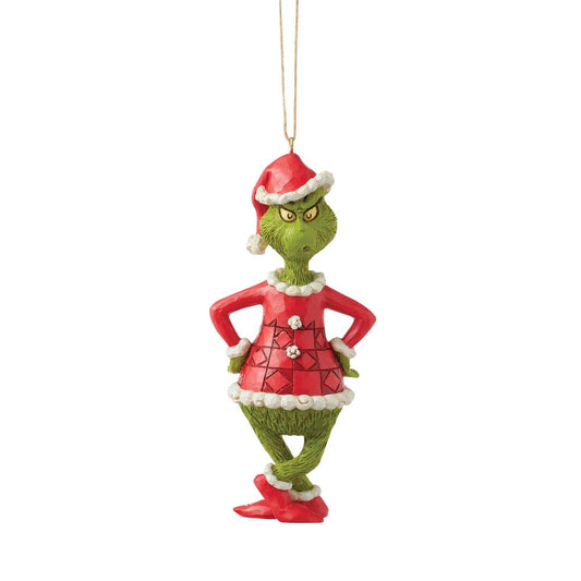 Jim Shore Grinch with Hands on Hips Ornament 6017076