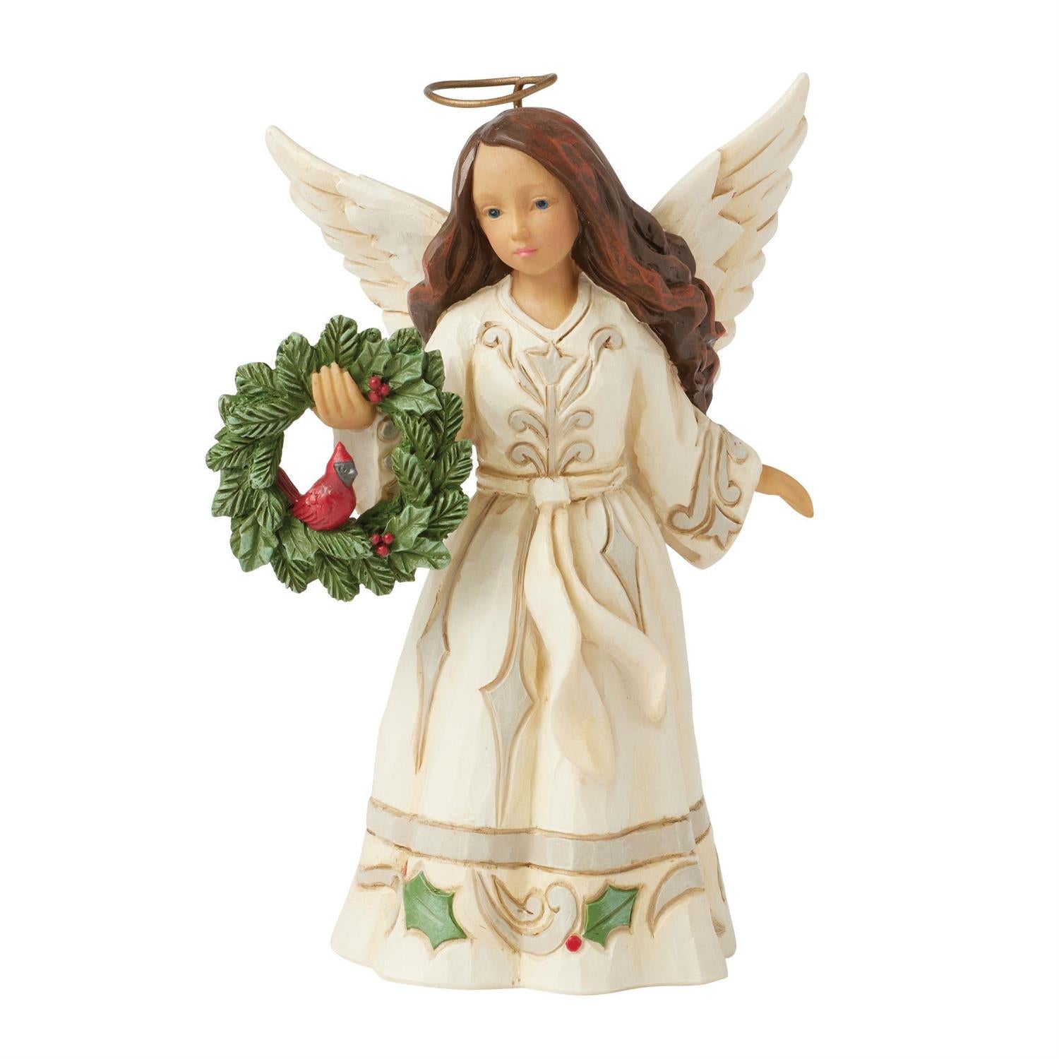 Jim Shore Woodland Angel with Cardinal Figurine 6017174
