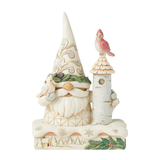 Jim Shore Woodland Gnome with Birdhouse Figurine 6017176