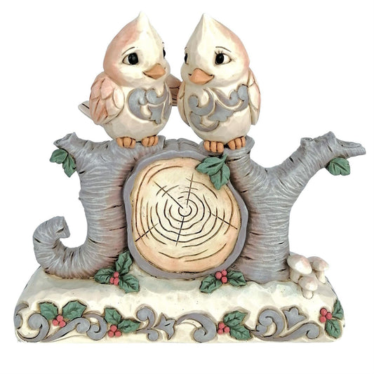 Jim Shore Woodland Joy Word with Birds Figurine 6017180