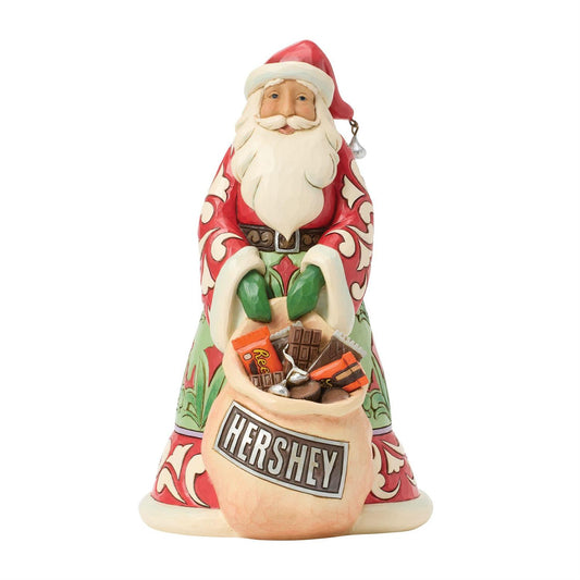 Jim Shore Hershey Santa with Bag of Candy Figurine 6017221