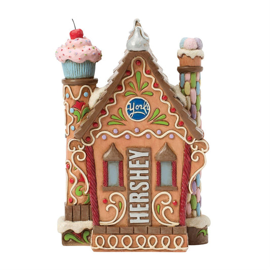 Jim Shore Hershey Gingerbread House Figurine 6017222