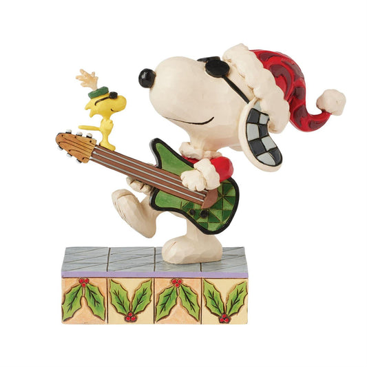 Jim Shore Peanuts Snoopy and Woodstock Rock Figurine 6017236