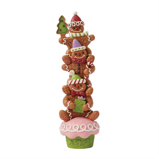 Jim Shore Gingerbread Christmas Stacked Figurine 6017266
