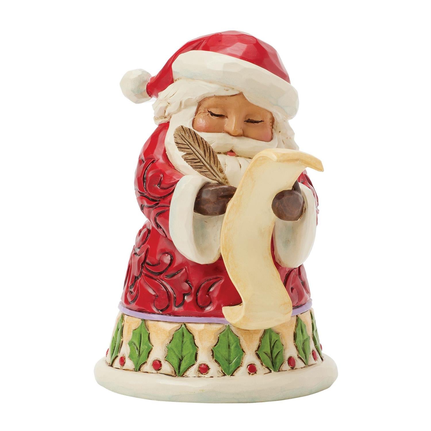 Santa With List Mini 6017275 by Jim Shore