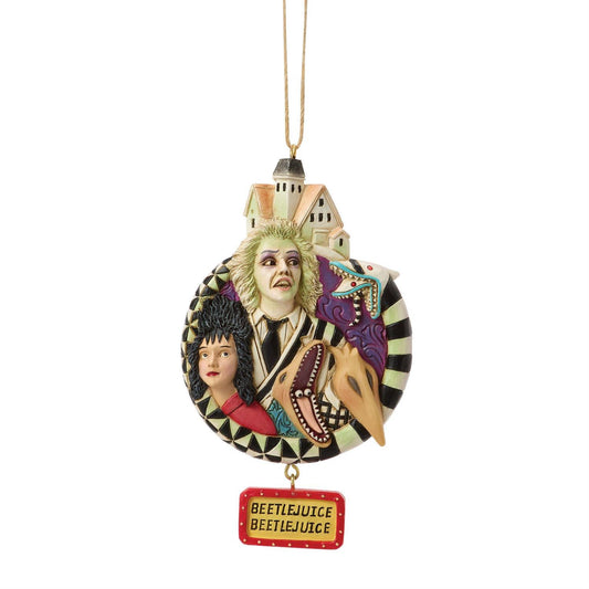 Jim Shore Beetlejuice Group Ornament 6017534
