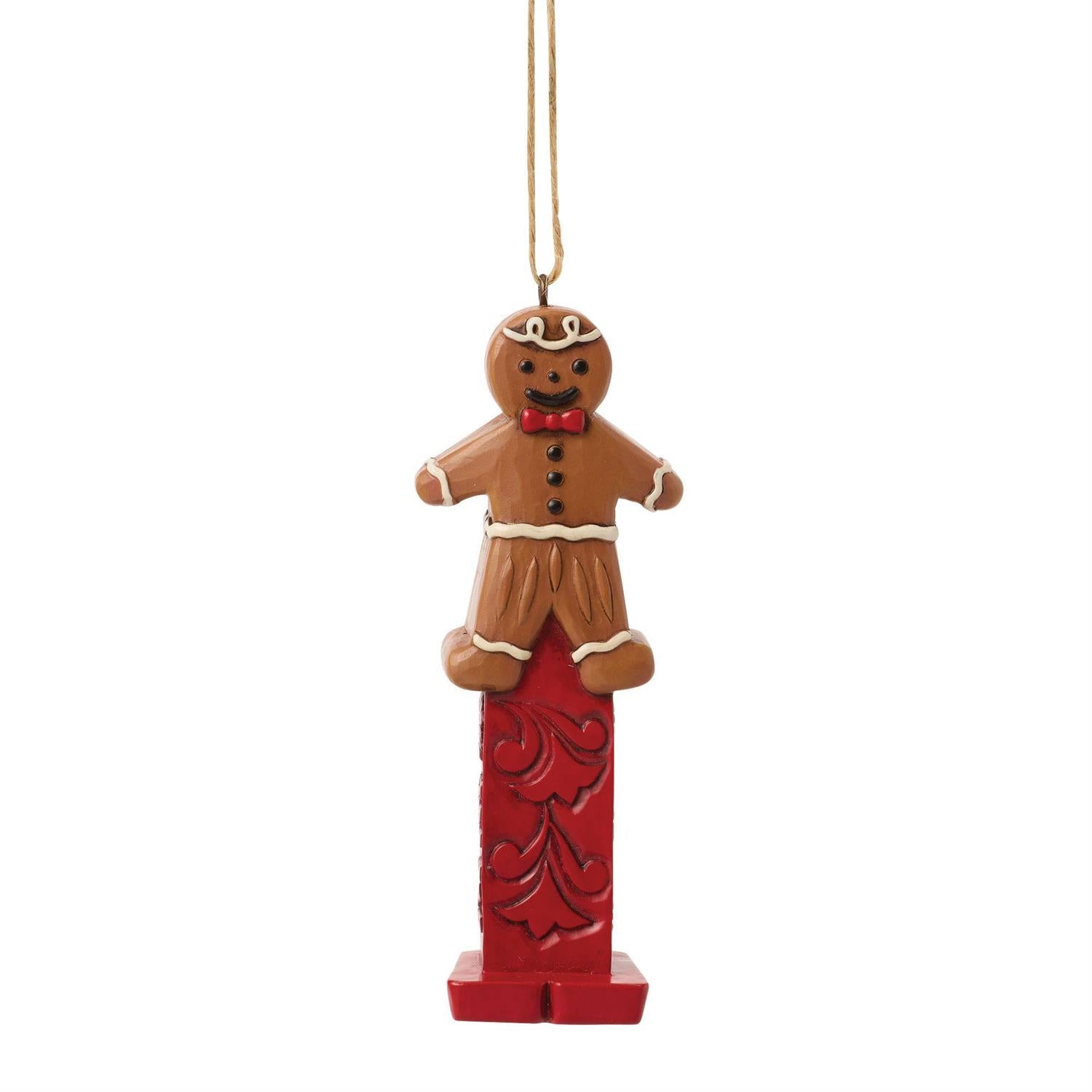 Jim Shore Gingerbread Man PEZ Ornament 6017541