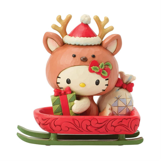 Jim Shore Hello Kitty Reindeer Figurine 6017556