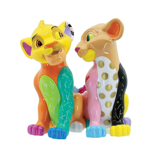 Disney's Simba & Nala of the Lion King Figurine 6017587 by Romero Britto