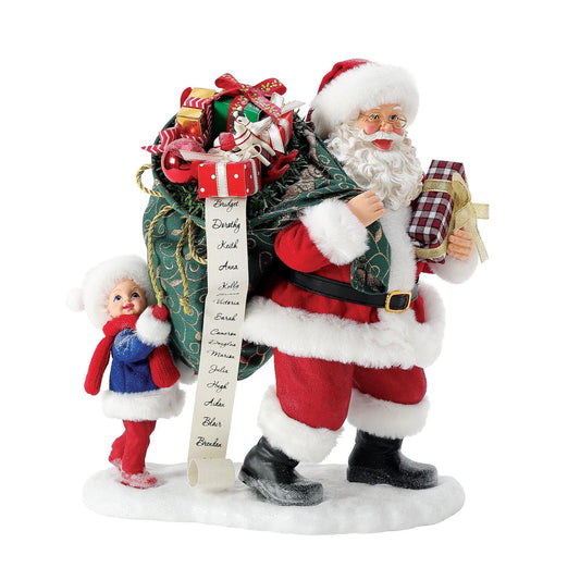 Department 56 Santa Sharing the Load Figurine 6017658
