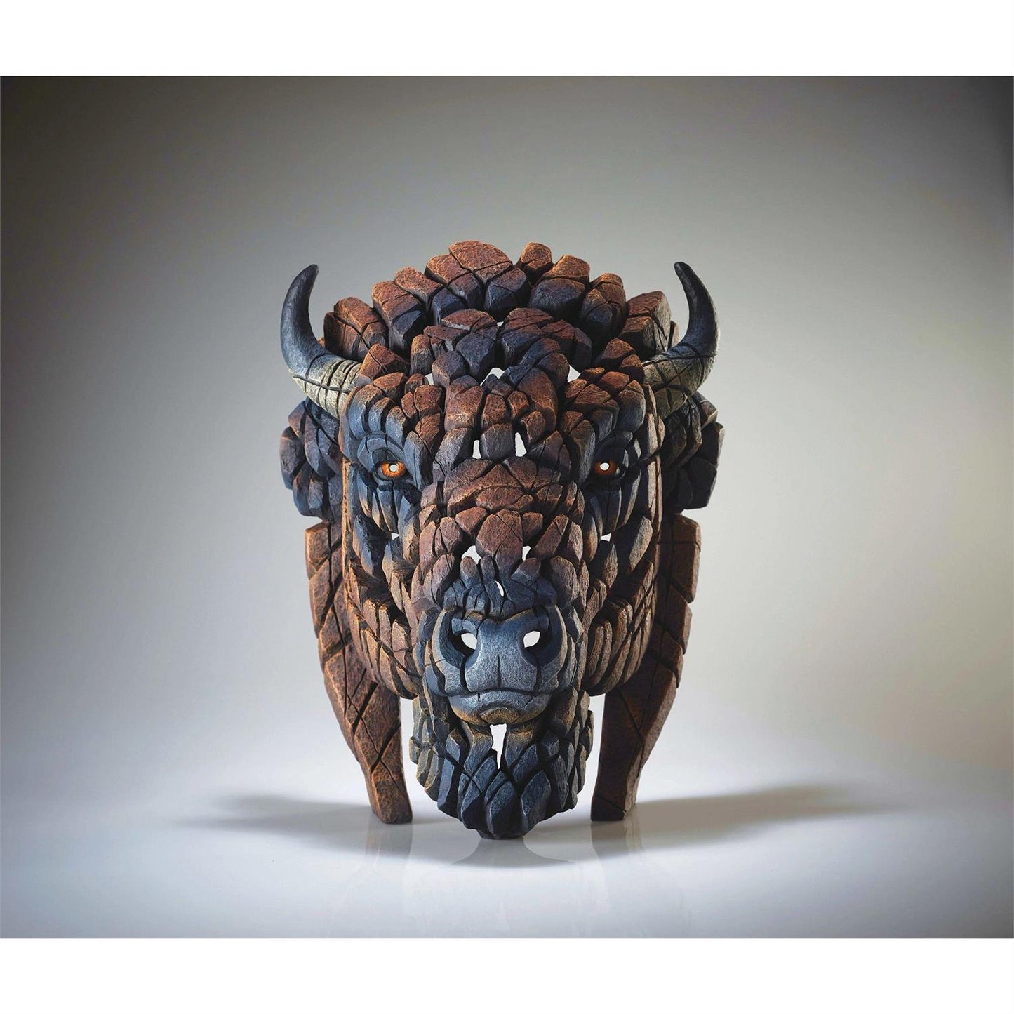 Edge North American Bison Bust Figure Sculpture 6017682