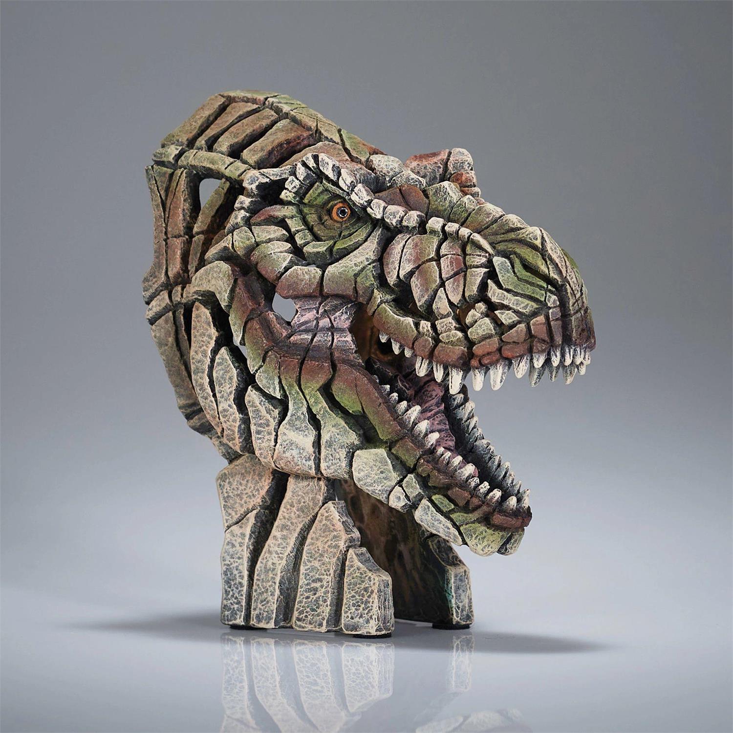 Edge Sculpture Miniature T-Rex Bust Figure Sculpture 6017683