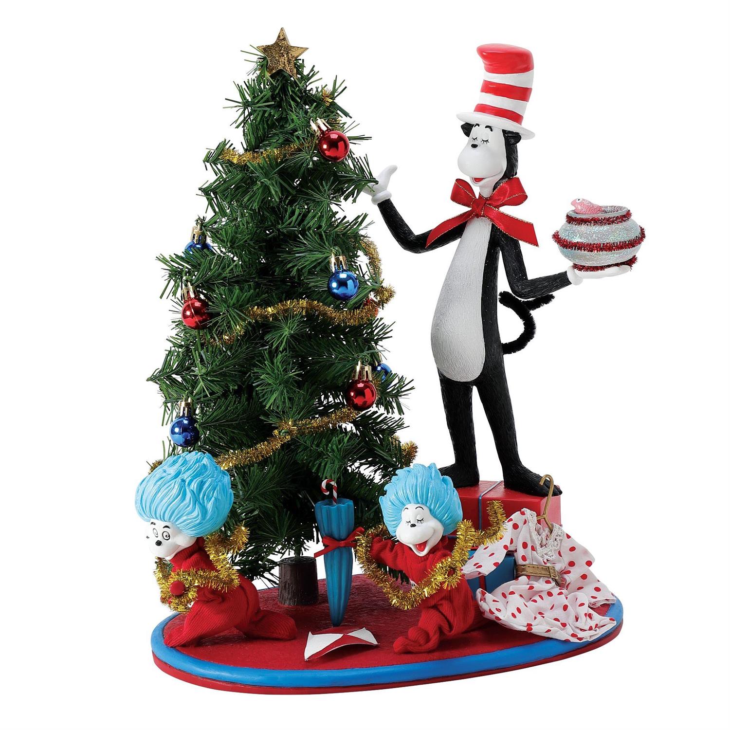 Department Cat in the Hat 56 Thing 1 and Thing 2 Figurine 6017725