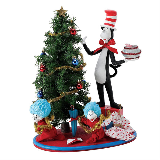 Department Cat in the Hat 56 Thing 1 and Thing 2 Figurine 6017725