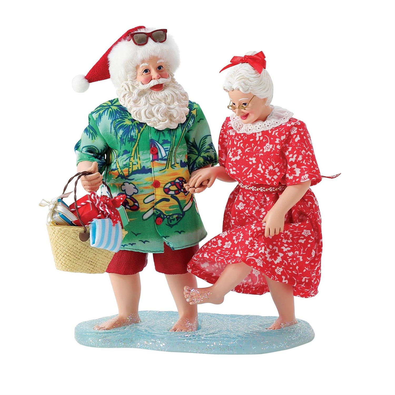 Department 56 Santa A Walk on the Beach Figurine 6017787
