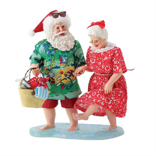 Department 56 Santa A Walk on the Beach Figurine 6017787