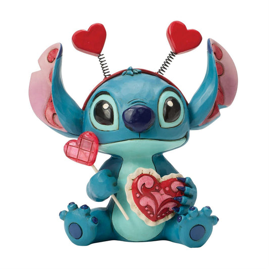 Jim Shore Disney's Stitch Valentines Figurine 6017849