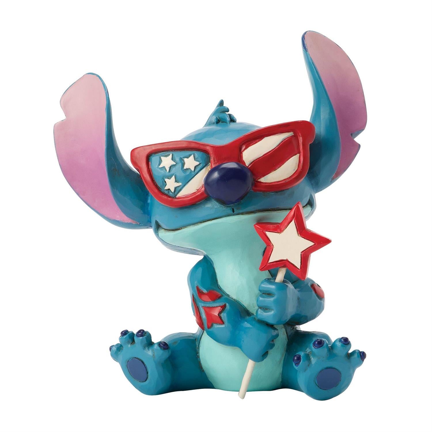Jim Shore Disney's Stitch Patriotic Mini Figurine 6017851