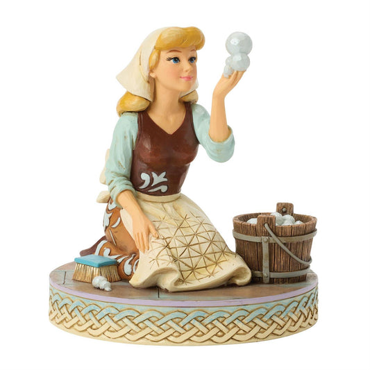 Jim Shore Disney's Cinderella Bubbles Figurine 6017856