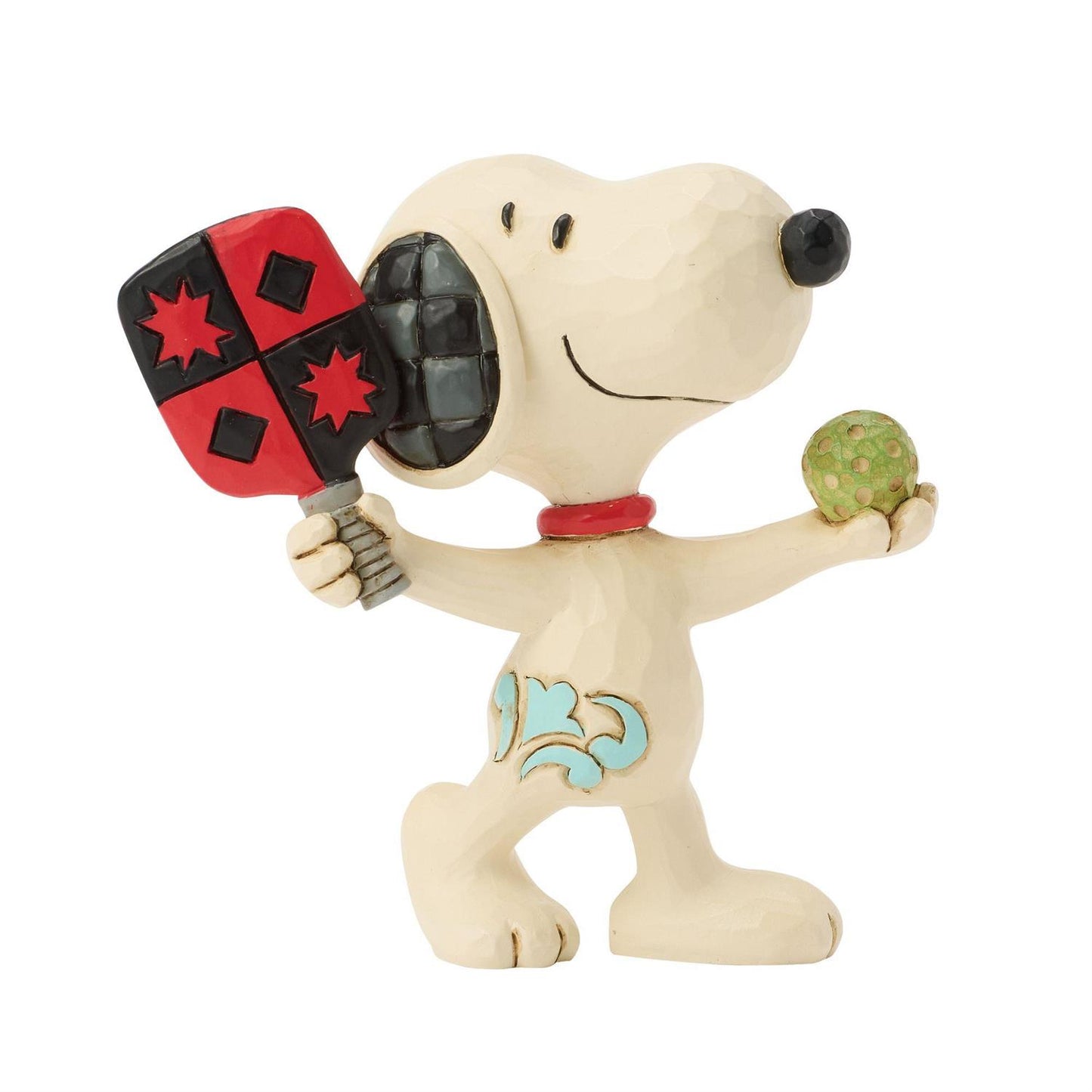 Jim Shore Peanuts Snoopy Playing Pickleball Mini Figurine 6017873