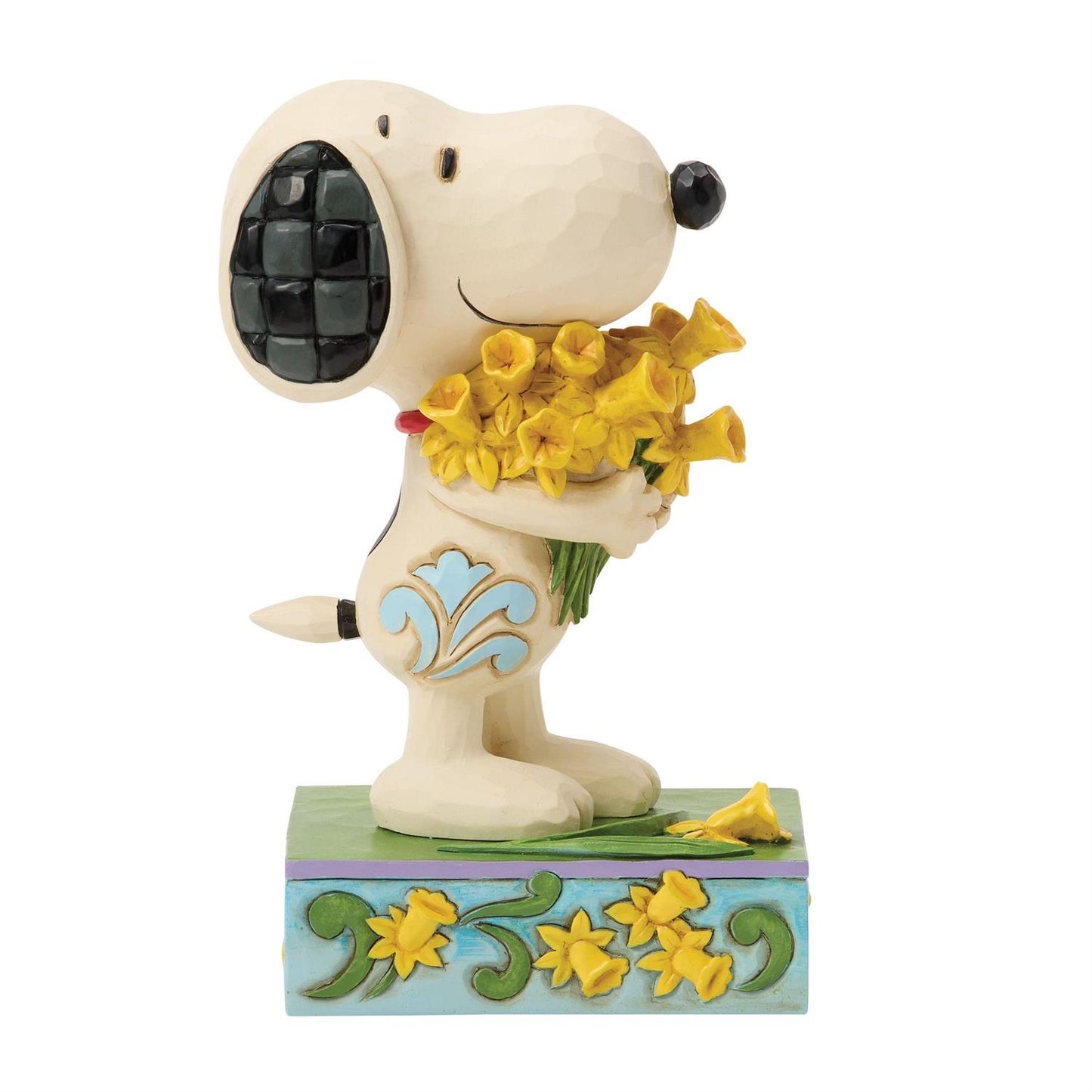 Jim Shore Peanuts Snoopy with Daffodils Figurine 6017914