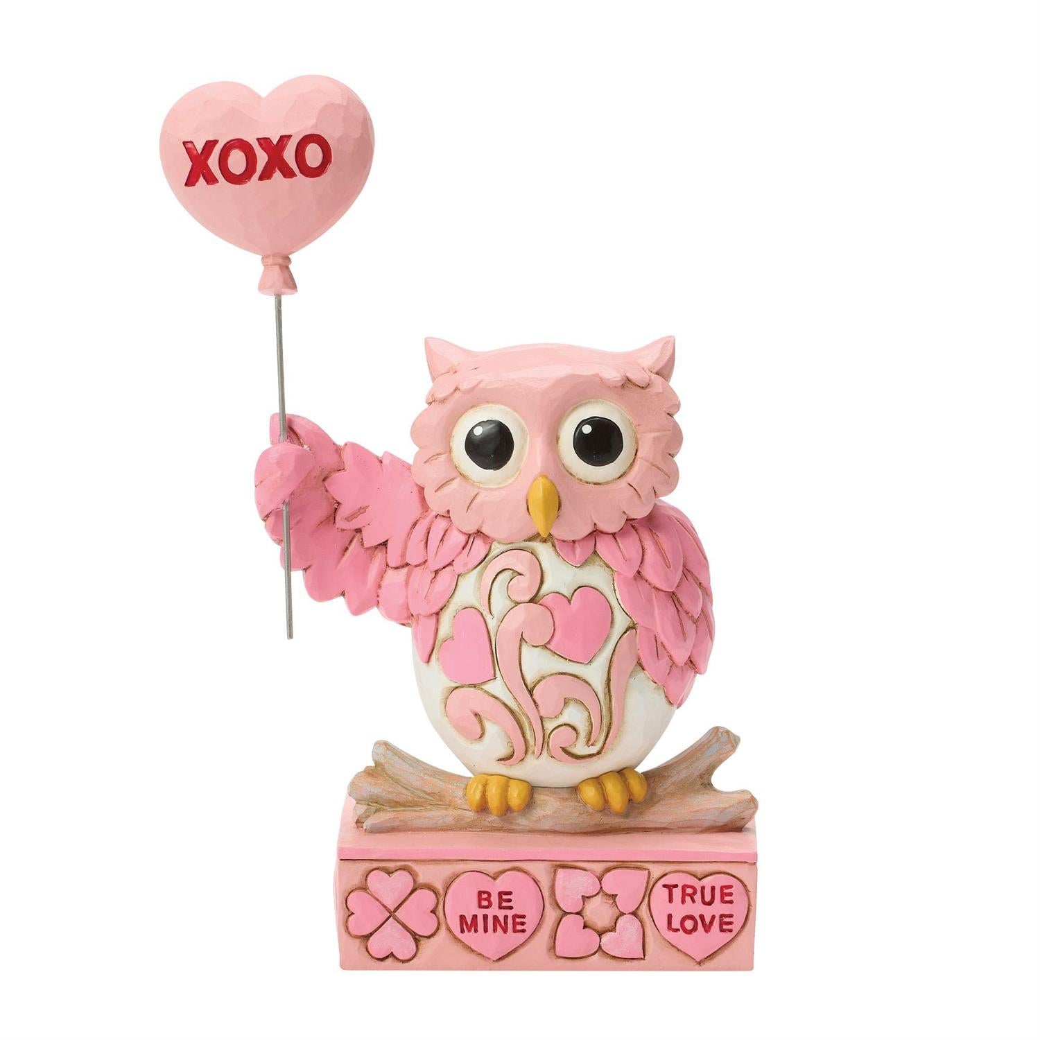 Jim Shore Sweethearts Owl with Balloon Figurine 6017965