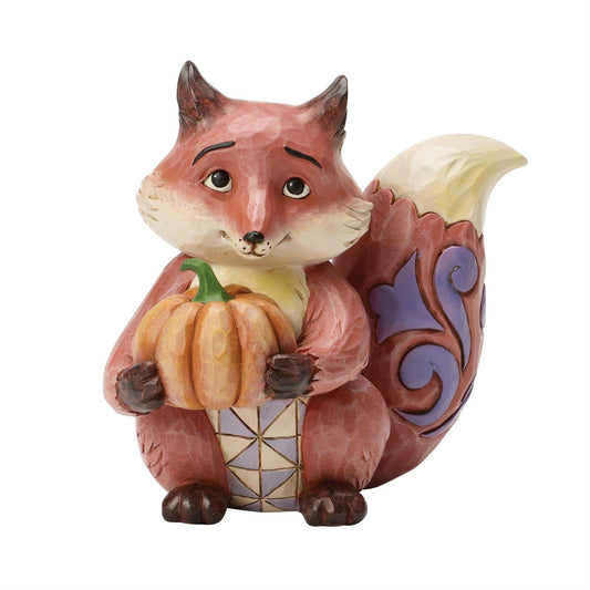 Jim Shore Fox with Pumpkin Figurine 6018095