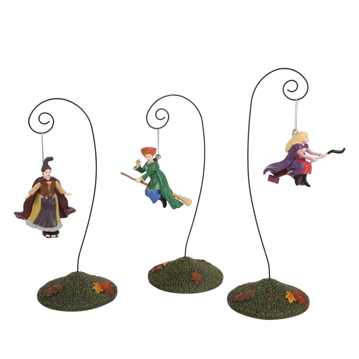 Department 56 Disney's Hocus Pocus On Brooms  - Set of Three Figurines 6018471