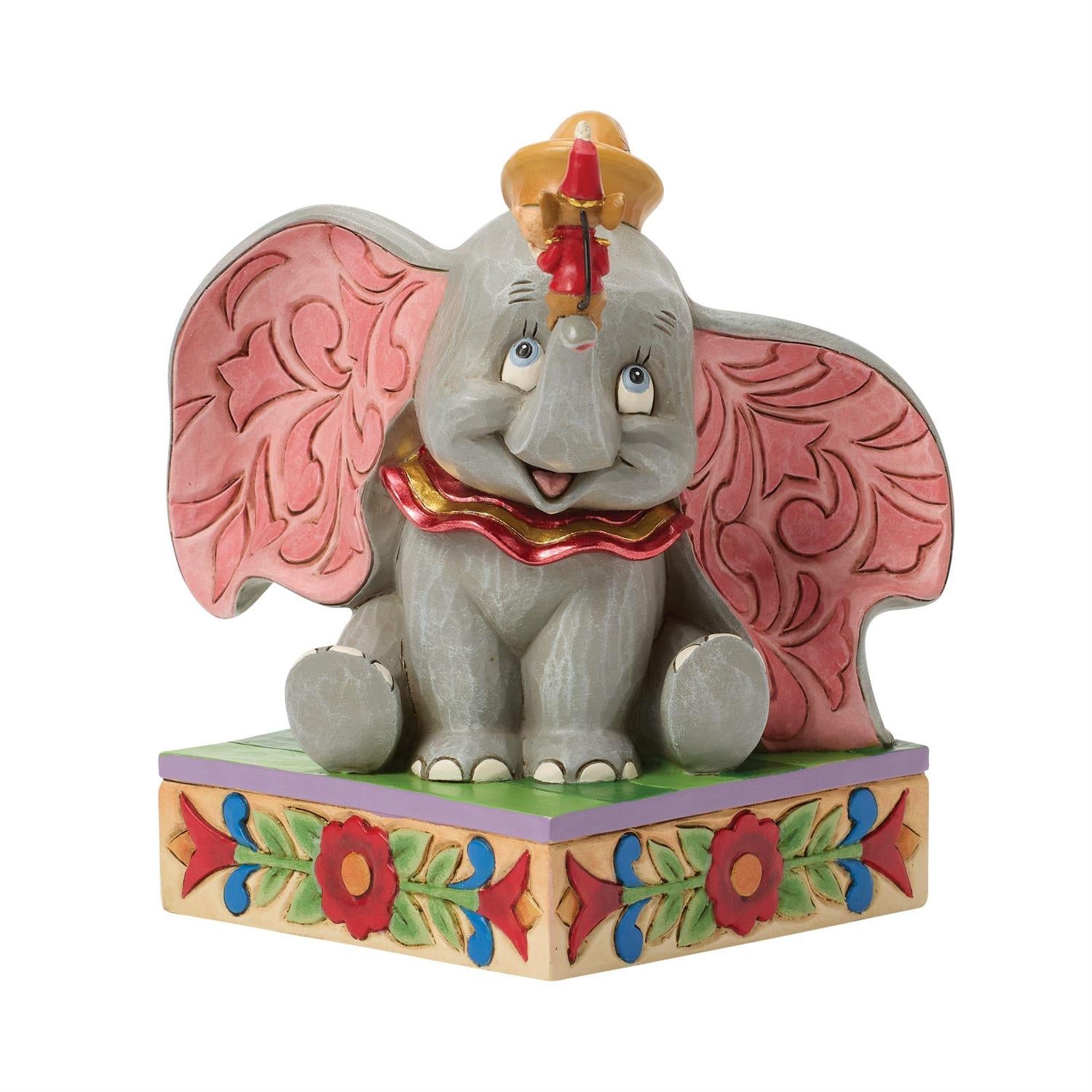 Jim Shore Disney's Dumbo and Timothy Mouse Figurine 6018721