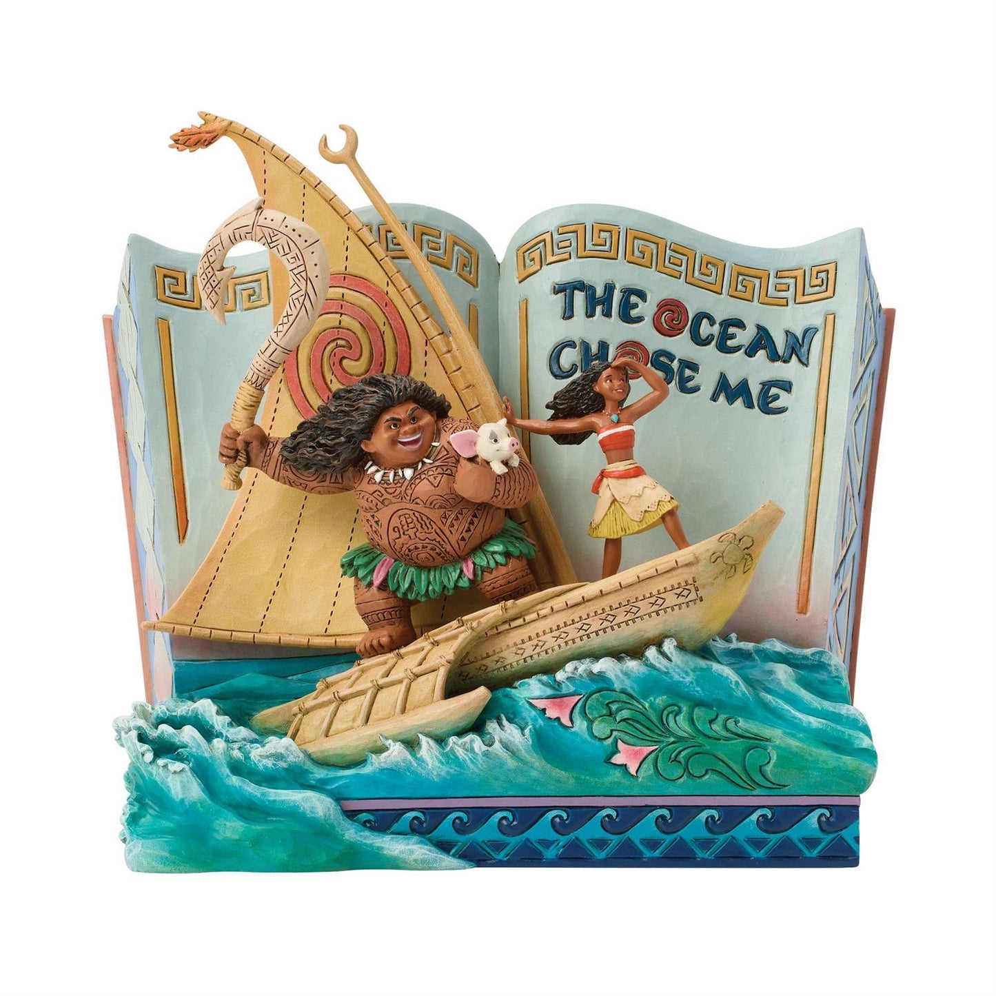 Jim Shore Disney's Moana StoryBook Figurine 6018928