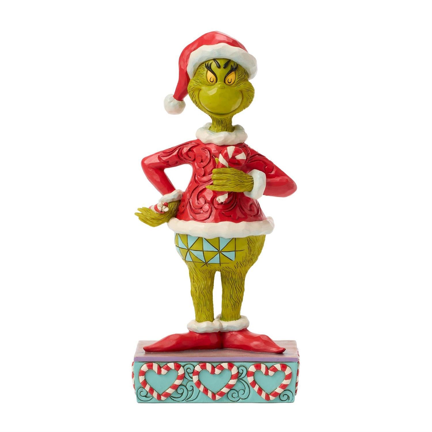 Jim Shore Grinch with Broken Candy Cane Figurine 6018951